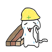 Stylish  pretty cat sticker #4758960