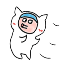 Stylish  pretty cat sticker #4758971