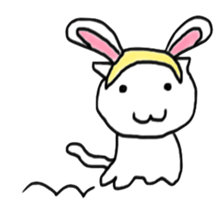 Stylish  pretty cat sticker #4758972