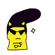 Stylish  pretty cat sticker #4758977