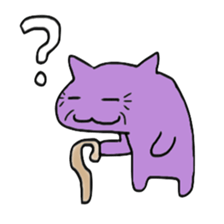 Stylish  pretty cat sticker #4758980