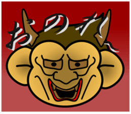 monkey and cat 2 sticker #4759155