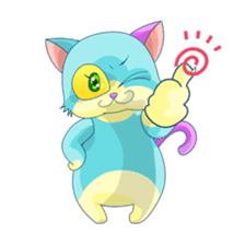 [blue cat Tony] sticker #4759186