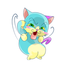 [blue cat Tony] sticker #4759196