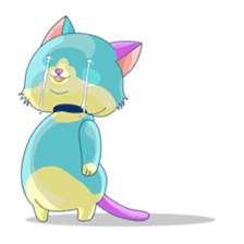 [blue cat Tony] sticker #4759204