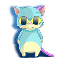[blue cat Tony] sticker #4759207