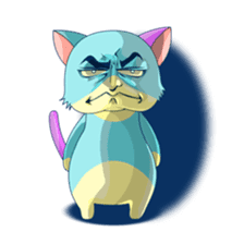 [blue cat Tony] sticker #4759210