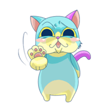 [blue cat Tony] sticker #4759213