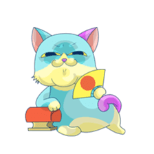 [blue cat Tony] sticker #4759214