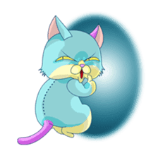 [blue cat Tony] sticker #4759215