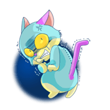 [blue cat Tony] sticker #4759216