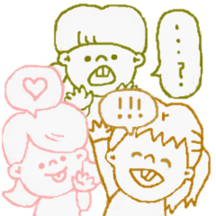 Girls Balloon sticker.