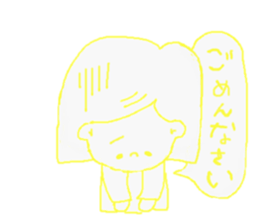 Girls Balloon sticker. sticker #4759619