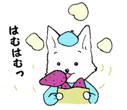 Naka loose dog and monkey sticker #4759809