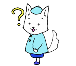 Naka loose dog and monkey sticker #4759812