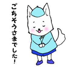 Naka loose dog and monkey sticker #4759814