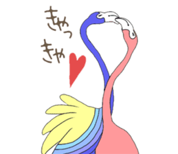 Rainbow Flamingo sticker #4760037