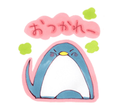 An axolotl and good friends sticker #4760155