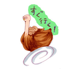 An axolotl and good friends sticker #4760163