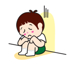 kao-lao naughty boy sticker #4760200