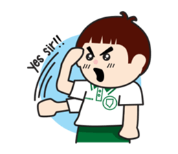 kao-lao naughty boy sticker #4760205