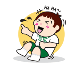 kao-lao naughty boy sticker #4760208