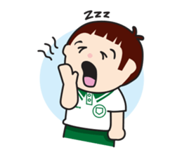 kao-lao naughty boy sticker #4760214