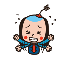 R.I.P. Samurai Businessman sticker #4760534