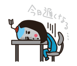 R.I.P. Samurai Businessman sticker #4760538