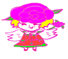 Flowerchan of the engel sticker #4760907