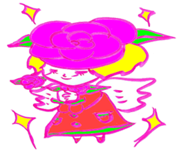 Flowerchan of the engel sticker #4760909