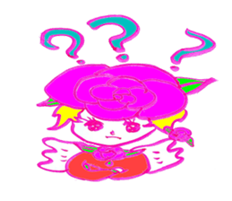 Flowerchan of the engel sticker #4760916