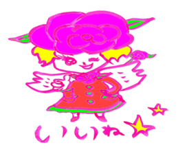 Flowerchan of the engel sticker #4760918