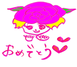 Flowerchan of the engel sticker #4760920