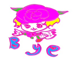 Flowerchan of the engel sticker #4760922