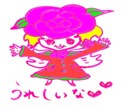 Flowerchan of the engel sticker #4760923