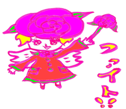 Flowerchan of the engel sticker #4760924