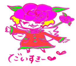 Flowerchan of the engel sticker #4760925