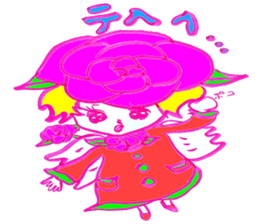 Flowerchan of the engel sticker #4760926