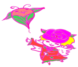 Flowerchan of the engel sticker #4760929