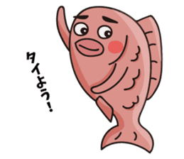 Funny Red Snapper sticker #4761184