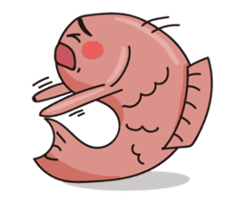 Funny Red Snapper sticker #4761203