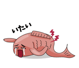 Funny Red Snapper sticker #4761222