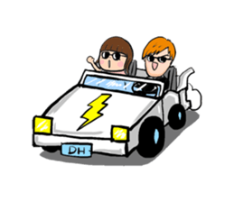 maruko family sticker #4761357