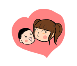 maruko family sticker #4761360