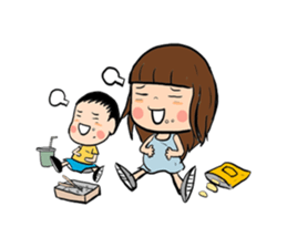 maruko family sticker #4761377