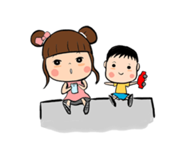 maruko family sticker #4761379
