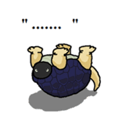 Butter, a cutie turtle speaks English sticker #4761544