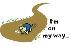 Butter, a cutie turtle speaks English sticker #4761554