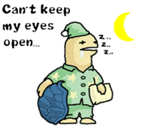 Butter, a cutie turtle speaks English sticker #4761559